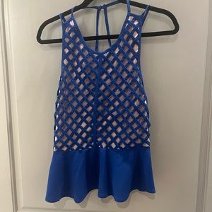 Dressy Blue Top